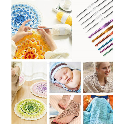 HH80 STITCHING KIT 12 STICHE 2-8MM WINTER NIGHT SET