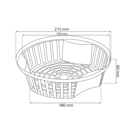 IKCS215-G851 BUNĚČNÁ Klec pro výsadbu 21,5 cm