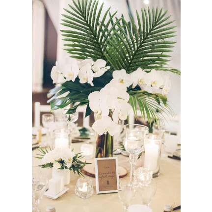 CV35734 Single Artificial Decorative Palm Leaf
