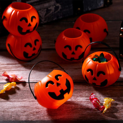 TG66295 EIMER BONBON EIMER HALLOWEEN KÜRBIS