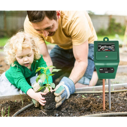 TG60492 3-in-1 Soil pH and Moisture Tester by Słońca