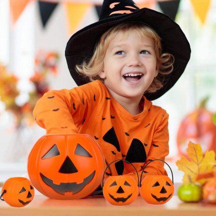HL33 KBELÍK NA DÝŇOVÉ BONBÓNY VELKÝ KONTEJNER NA HALLOWEENSKÉ BONBÓNY