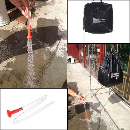 TG60441 SOLÁRNÍ SPRCHA 40L TURISTICKÉ KEMPOVÁNÍ LESNÍ POLE