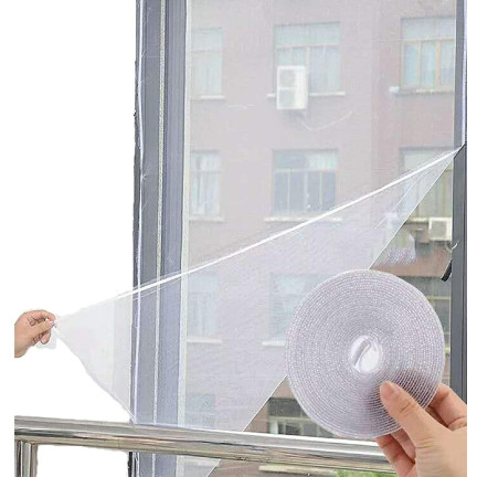 TG56031-1 Klettband für Moskitonetze weiß selbstklebend 560cm