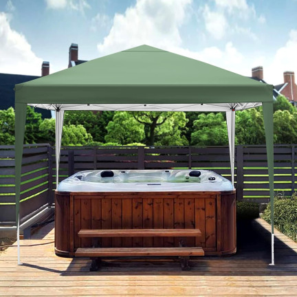 TG77591-1 GAZEBO PAVILLON KOMMERZIELLE GARTEN PARTY ZELT KOMMUNION 3X3X2.5M