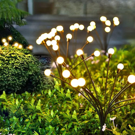 TG71287 SOLÁRNÍ LAMPY SOLÁRNÍ KULIČKY 10 LED 2ks ZAHRADNÍ NÁLEPKY