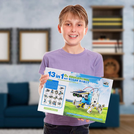 TG60702 SOLAR ROBOT 13in1 SOLAR ROBOTS CREATIVE EDUCATIONAL KIT