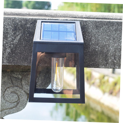 TG71390 SOLAR WANDLAMPE WANDLAMPE LED GLÜHBIRNE 2PCS DUSK SENSOR SOLAR