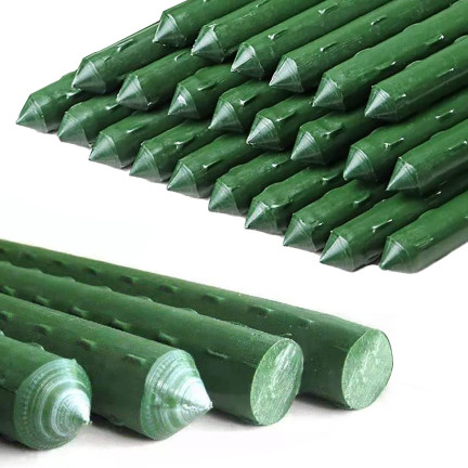 Tomato stakes, plant supports, garden stakes for cucumbers, 40 pcs./set, 11 mm x 140 cm