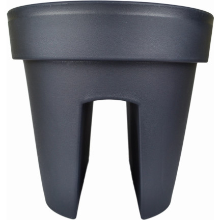 DLOFR400-S433 Balcony Planter for Railing, Anthracite, Lofly Railing