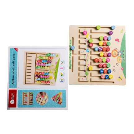 TG67010 VZDĚLÁVACÍ DŘEVĚNÉ PUZZLE BLOKY VĚDA