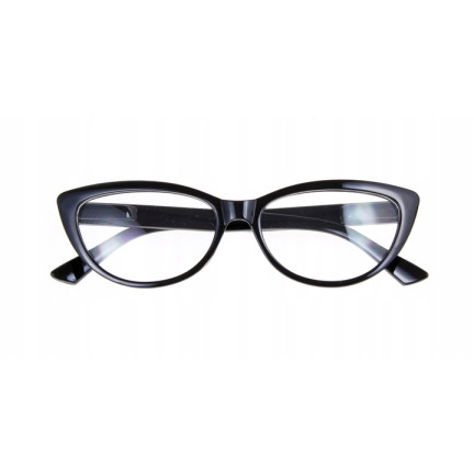 SS66 CAT-EYE-BRILLE SCHWARZ