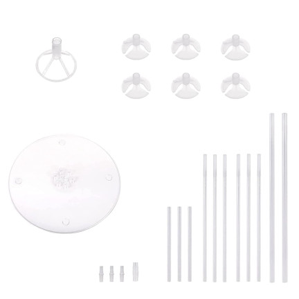 TG71474 STOJAN NA BALÓNKY 7KS PRO 7 BALÓNKŮ STOJAN NA NAROZENINOVOU PÁRTY TYČINKY