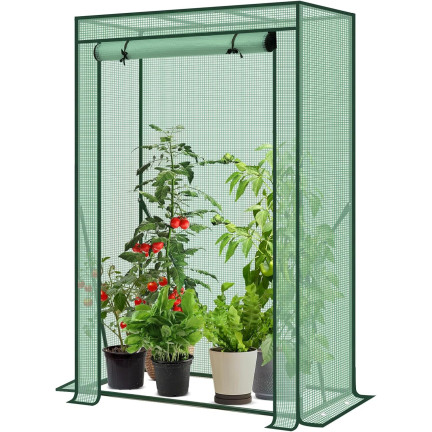 TUN0396 GARTEN GEWÄCHSHAUS TUNNEL FOLIE ZELT FÜR TOMATEN GEMÜSE SÄMLINGE