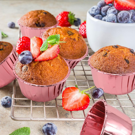 TG80292-4 MUFFIN PAPILLOTS BABY CUPS 50pcs. SPARKLING