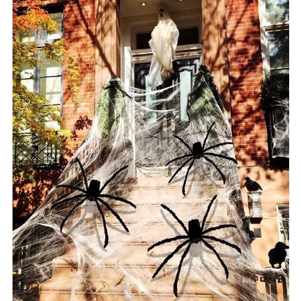 TG53254 OBŘÍ CHLUPATÝ PAVOUK STRAŠIDELNÝ HALLOWEEN VELKÝ