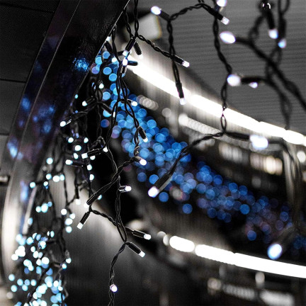 Led osvětlení 500l, studená bílá, vánoční stromek, dovolená, vnitřní, venkovní, 3+25m