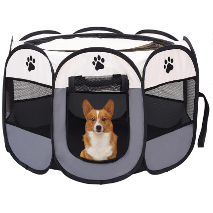 TG64647 HUNDEKÄFIG KATZENSTALL STALL BETT GATTER