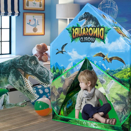 TG67272 KINDERHAUS ZELT DINOSAURIER HAUS GARTEN