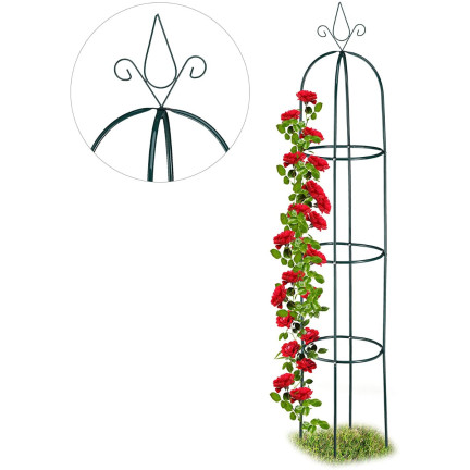 PERG-N0309 GARDEN PERGOLA COLUMN HALLOWLER für Kletterblumen 190 cm