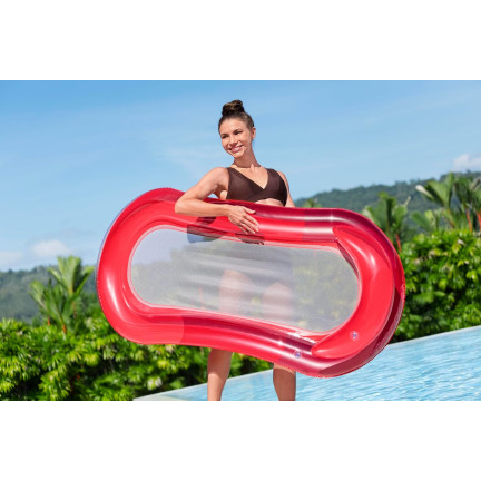 43103 STRAND AUFBLASBARE MATRATZE ZUM SCHWIMMEN BESTWAY NETZBODEN