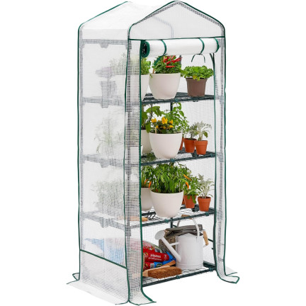 TG77665-2 GARTEN-BALKON-RACK 4 Böden 160x70x50cm UV4 für BALKON FOLIAK