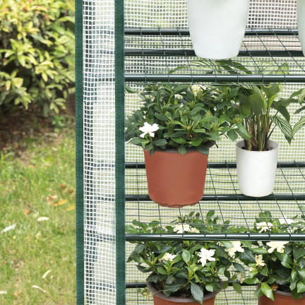TG77665-2 GARTEN-BALKON-RACK 4 Böden 160x70x50cm UV4 für BALKON FOLIAK
