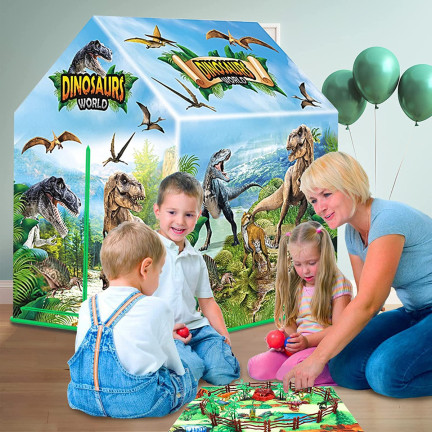 TG67272 KINDERHAUS ZELT DINOSAURIER HAUS GARTEN