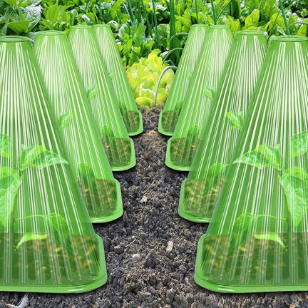 TG77639 Garden plant covers, plastic plant covers, frost protectors, 12 pcs/set
