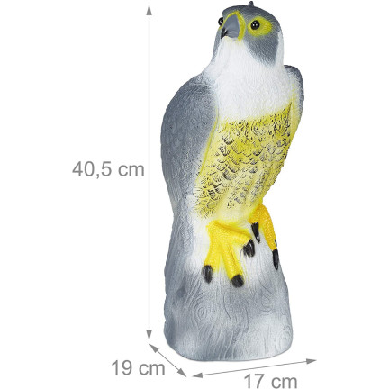TG60292 FALKE GROSS VOGEL ABSCHRECKUNG STARE TAUBEN 40CM