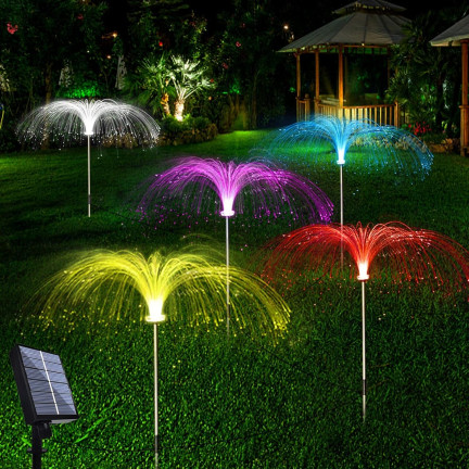 TG71397 SOLÁRNÍ LAMPA 2KS/ZAHRADA VEDLA MEDÚZA BUŠÍCÍ SVĚTLO