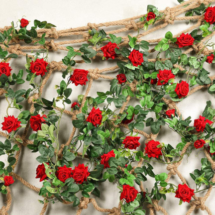 CV23968-2 ROSA ROT VELOURS BLUME KOPF PRODUKT