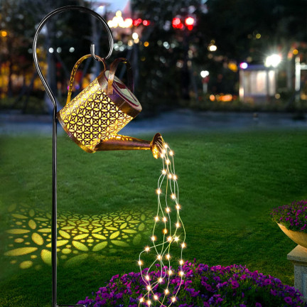 TG71284 SOLAR GIESSKANNENLAMPE GARTEN DEKORATIVE LAMPE