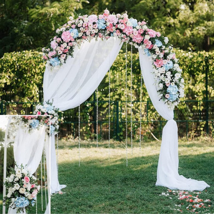 PERG-N3214 zahradní kovový oblouk pro růže květiny větve 240cm