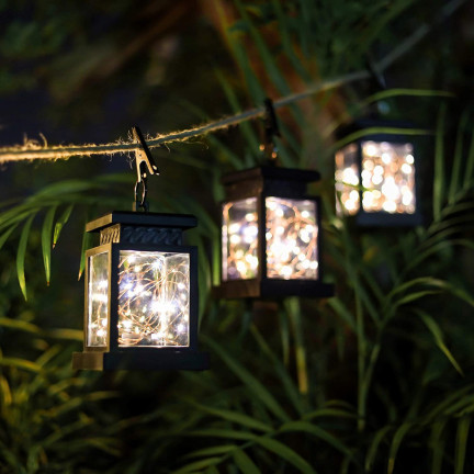 TG67267 SOLÁRNÍ LED FLAMMER LAMPARNIA DRUCIKA OGROD LAMPION PRO BALKON TERASU