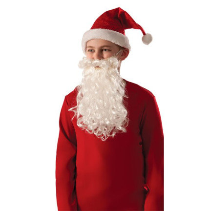 TG51204 WEIHNACHTSMANN BART FÜR WEIHNACHTSMANN KOSTÜM WEIHNACHTSMANN VERKLEIDUNG KOSTÜM