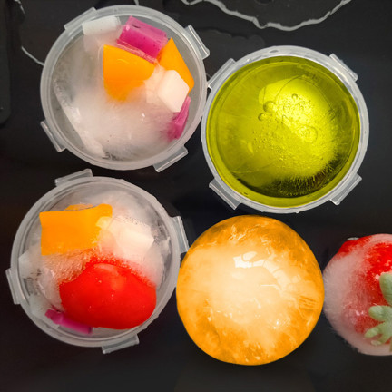 Eisform eis kugeln form 4 stück für getränke gross
