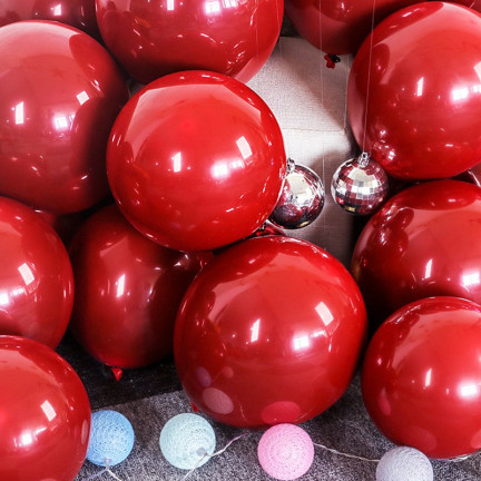 TG53244F METALLIC BALLOONS 5 STÜCKE ROSE CHROME BIRTHDAY Fuchsia