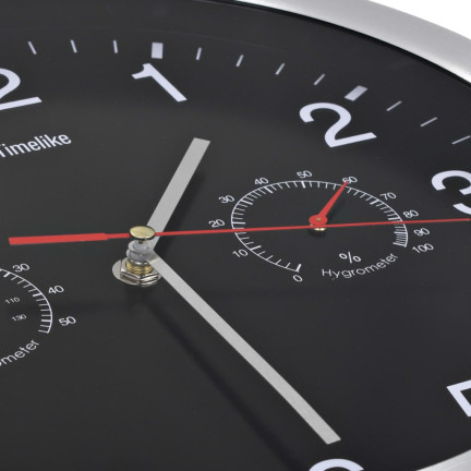 EHC008K WANDUHR SCHWARZ WILHOTNOŚCIOMIERZ THERMOMETER 3IN1 ESPERANZA EHC008K