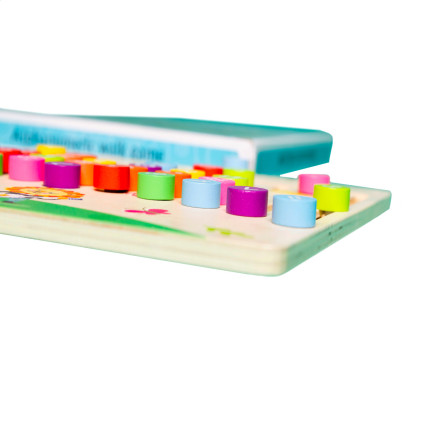 TG67010 VZDĚLÁVACÍ DŘEVĚNÉ PUZZLE BLOKY VĚDA