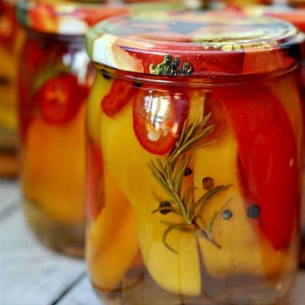 PAC500/82 GLASBECHER 500 ml für Pickles, Konserven, Honig, Relish, Saucen FI82