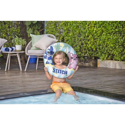 9104u Inflatable Beach Swim Ring: Lilo & Stitch