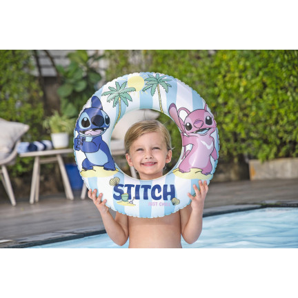 9104u Inflatable Beach Swim Ring: Lilo & Stitch