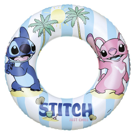 9104u Inflatable Beach Swim Ring: Lilo & Stitch