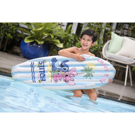 9104v Inflatable Water Mattress: Disney Lilo & Stitch Board