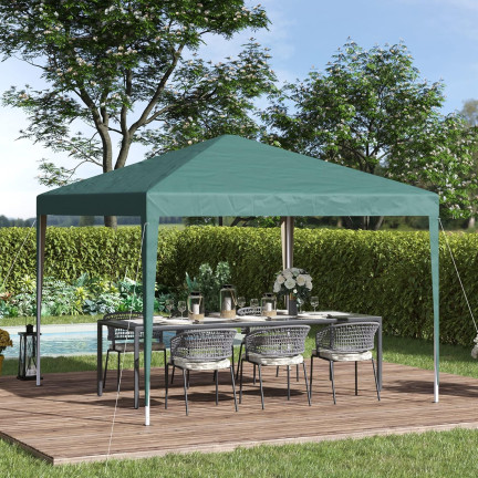 TG77591-1 GAZEBO PAVILLON KOMMERZIELLE GARTEN PARTY ZELT KOMMUNION 3X3X2.5M