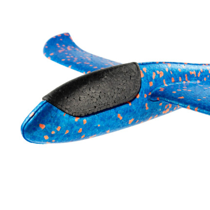 9137 PERFECT POLYSTYRENOVÉ LETADLO 47 CM ŠIPKOVÝ KLUZÁK VELKÝ MODRÝ