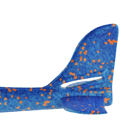 9137 PERFECT POLYSTYRENOVÉ LETADLO 47 CM ŠIPKOVÝ KLUZÁK VELKÝ MODRÝ