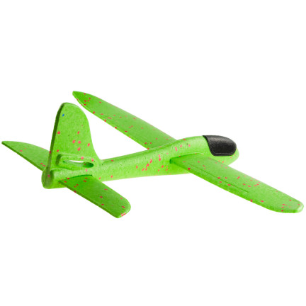 9139 POLYSTYROL FLUGZEUG SEGELFLUGZEUG DART GROSS XXL GRÜN OHNE LICHT