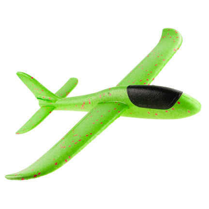 9139 POLYSTYROL FLUGZEUG SEGELFLUGZEUG DART GROSS XXL GRÜN OHNE LICHT
